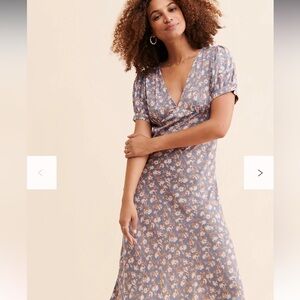 Free People Jen's Pirate Booty Daisy Printed Midi Dress